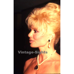 Loni Anderson / Hollywood Actress (Vintage Press Diapositive ~1980s)