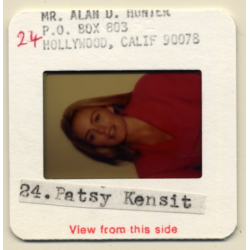 Patsy Kensit / UK Singer & Actress *2 (Vintage Press Diapositive ~1980s)