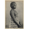 Afrique Occidentale: Guinea - Jeune Fille De Konakry / Risqué - Ethnic Nude (Vintage PC ~1910s)