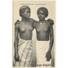 Afrique Occidentale: Guinea - Jeune Filles Betsileo / Risqué - Ethnic Nude (Vintage PC ~1910s)