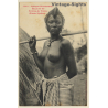 Afrique Occidentale: Femme De Timbo / Risqué - Ethnic Nude (Vintage PC ~1910s)