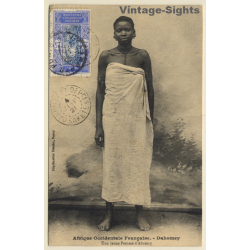 Afrique Occidentale Francaise: Dahomey - Jeune D'Abomey / Ethnic (Vintage PC 1921)