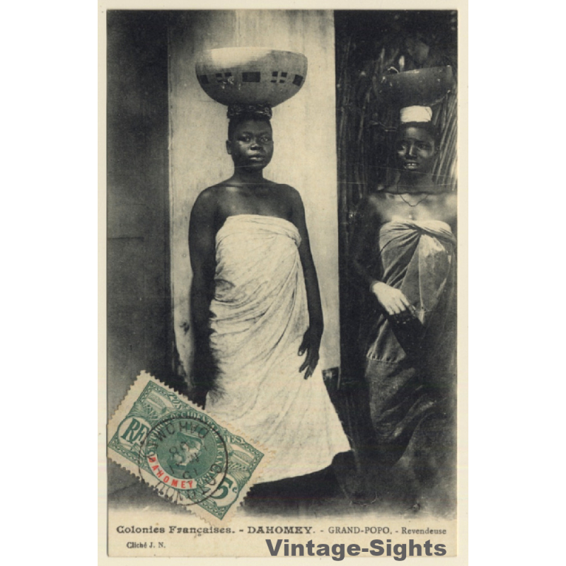 Colonies Francaises: Dahomey - Grand Popo - Revendeuse / Ethnic (Vintage PC 1908)