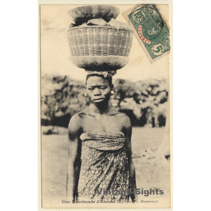 Zagnanavo - Dahomey: Une Marchande D'Akassa / Ethnic (Vintage PC 1908)