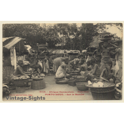 Dahomey / Benin: Porto Novo - Sur Le Marché (Vintage PC ~1910s)