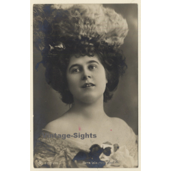Reta Walter - German Opera Singer (Vintage RPPC 1906)