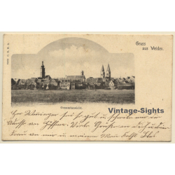 Weiden I.D. Oberpfalz / Germany: Total View (Vintage PC 1901)