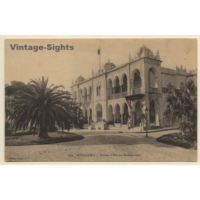 Mustapha / Algeria: Palais D'Été Du Gouverneur (Vintage PC ~1910s) Mustapha / Algeria: Palais D'Été Du Gouverneur (Vintage PC ~1910s)