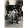 Jerri Bram (1942): Erotic Study Of Nude Couple In Artist Studio / Pregnant Woman (Vintage Photo ~1970s)