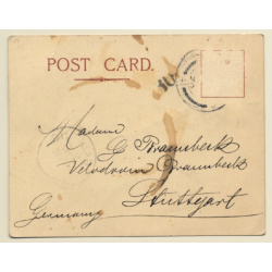 London / United Kingdom: Fleet Street - Law Courts (Vintage PC 1898)