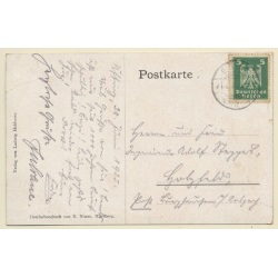 Uffing am Staffelsee: Blick gegen den See u. Wettersteingebirge (Vintage PC 1925)