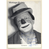 Circus Clown Bayerini / Autographed  (Vintage PC 1963)
