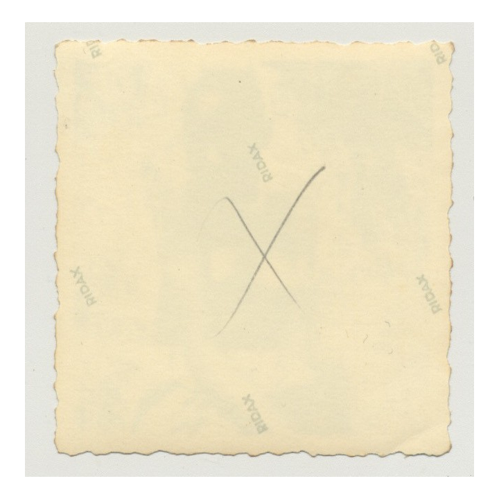 Topless African Woman In Grass / Congo? (Vintage Photo 1940s/1950s)