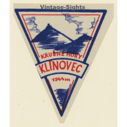 Klinovec - Keilberg / Czechia: Krušné Hory (Vintage Luggage Label)