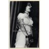 Darkhaired Maid In Bondage / Handcuffs - Ball Gag - BDSM (2nd Gen. Photo 1960s)