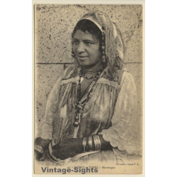 Maghreb: Mauresque - Moorish Woman In Traditional Garb / Ethnic (Vintage PC 1919)
