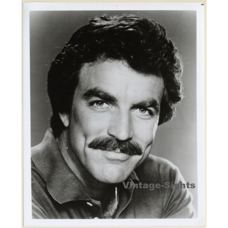 Portrait Of Tom Selleck / Magnum (Vintage Movie Still Photo 1980s)