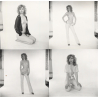Erotic Study: Leggy Pin-Up Marie Harper / Tall - Blond (Vintage Contact Sheet - 12 Photos 1970s/1980s)