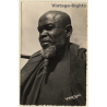 Chad: Native Man From Sara Kaba Tribe / Beard - Ethnic (Vintage RPPC ~1940s)