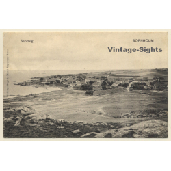 Allinge-Sandvig - Bornholm / Denmark: Total View (Vintage PC 1900s)