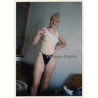 Erotic Study: Shorthaired Blonde Flashing Boob (Vintage Photo ~1980s)
