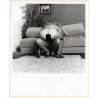 Erotic Study by T.Liori: Nude Female Sitting On Top Of Girlfriend / Butt - Lesbian INT (Vintage Photo KORENJAK 1970s/1980s)