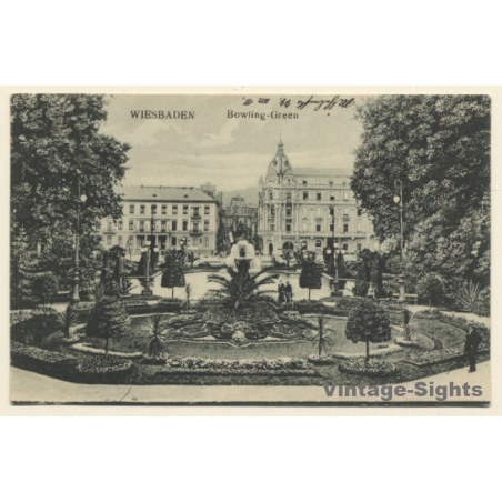 Wiesbaden / Germany: Kurhaus & Bowling-Green (Vintage PC 1910)