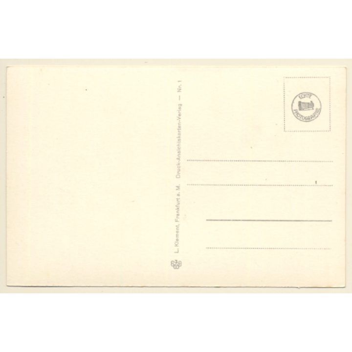 Frankfurt a.M. / Germany: Fünffingerplätzchen (Vintage RPPC)