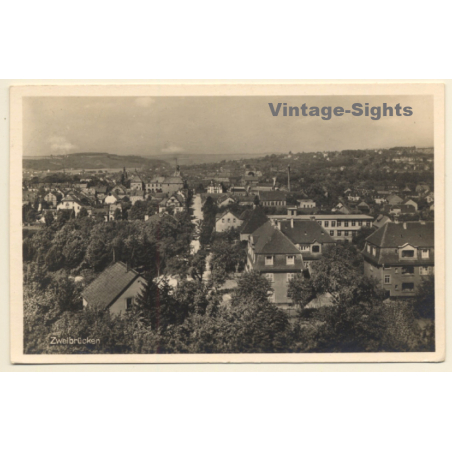Zweibrücken / Germany: Partial View (Vintage RPPC 1941)