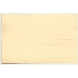 Little Girl & Baby Boy In Pijamas With Teddy Bear (Vintage RPPC ~1910s/1920s)