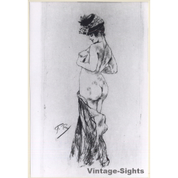 Felicien Rops (1833-1898): La Suffisance / Erotic Art late 19th Century (Vintage Press Photo KORENJAK 1970s)