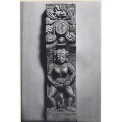 Kronhausen Erotic Collection: Wooden Indian Sculpture 18th Century *2 (Vintage Press Photo KORENJAK 1970s/1980s)