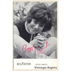 Peggy March - RCA Victor Autogramm / Autograph (Vintage Signed PC ~1960s)