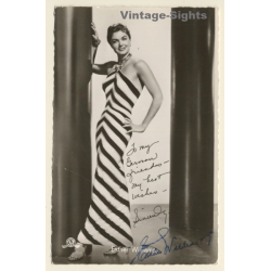 Esther Williams 'Jupiters Liebling' MGM Autogrammkarte (Vintage Signed RPPC 1954)