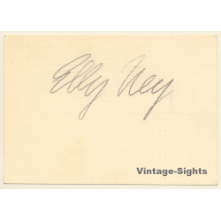 Elly Ney (1882-1962) German Piano Player (Vintage Autograph - Signature)