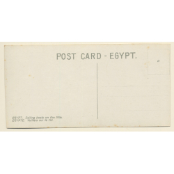 Egypt: Sailing Boats On The Nile (Vintage RPPC ~1910s/1920s)