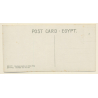 Egypt: Sailing Boats On The Nile (Vintage RPPC ~1910s/1920s)
