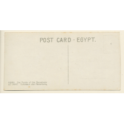 Cairo / Egypt: The Tombs Of The Mamelouks (Vintage RPPC ~1910s/1920s)