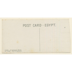 Cairo / Egypt: El-Tabbaneh Street (Vintage RPPC ~1910s/1920s)