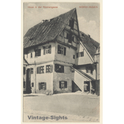 Nördlingen / Germany: Haus In Der Nonnengasse (Vintage PC)