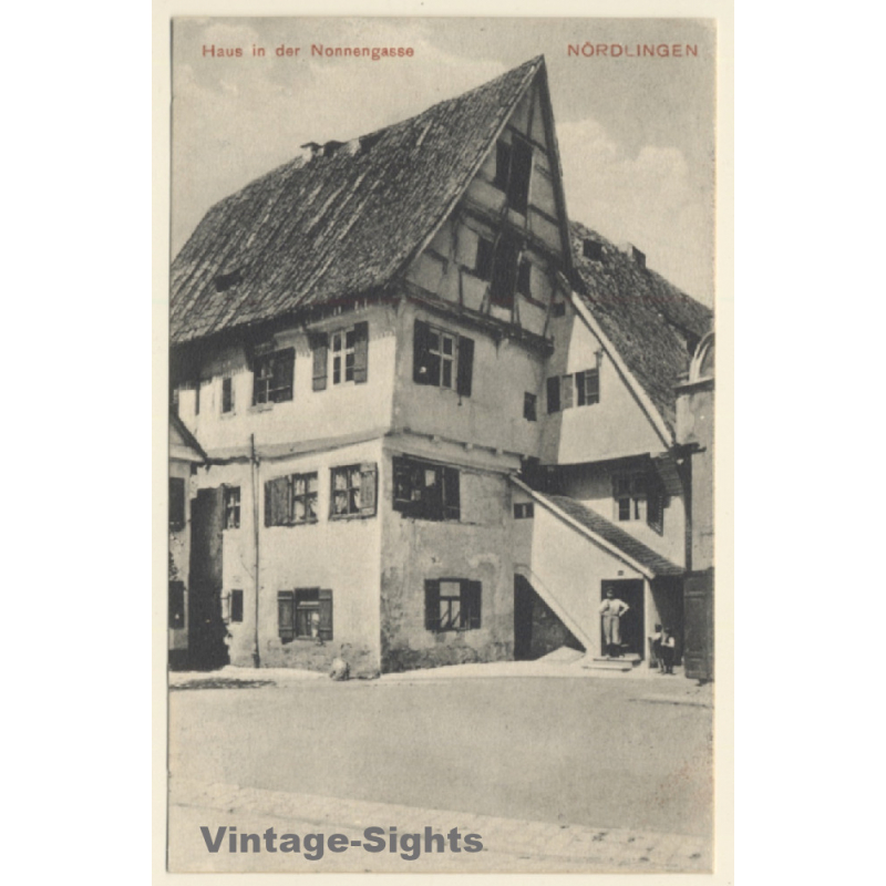 Nördlingen / Germany: Haus In Der Nonnengasse (Vintage PC)