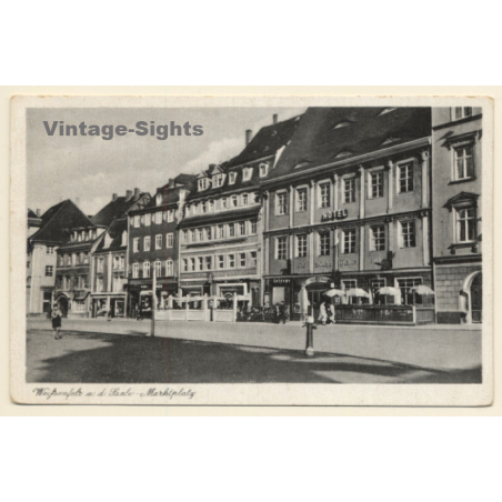 Weißenfels a.d. Saale: Marktplatz (Vintage PC 1936)