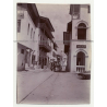 Vasco Da Gama Street - Mombasa: Push Trolleys, Pabst Beer  (Vintage Photo ~1910s/1920s)