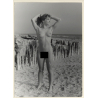 Erotic Study: Natural Slim Nude On Baltic Sea Beach (Vintage Photo GDR ~1970s/1980s)