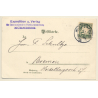 Nürnberg: Am Spitterthor / Art Nouveau (Vintage PC Litho 1900)