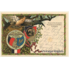 Deutschnationaler Handlungsgehilfen-Verband / Wappen (Vintage PC Litho 1906)