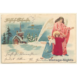 Fröhliche Weihnachten / Angels - Merry Xmas (Vintage PC 1901)