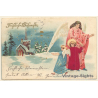 Fröhliche Weihnachten / Angels - Merry Xmas (Vintage PC 1901)