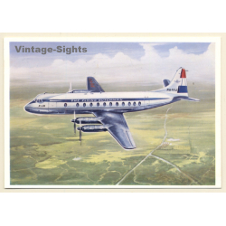 KLM: Vickers Viscount - The Flying Dutchman / Aviation (Vintage PC 1950s/1960s)