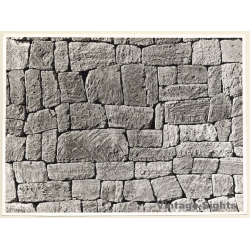 Mallorca: Detail Of Dry Stone Wall / Piedra Seca - Marés (Vintage Photo ~1960s)